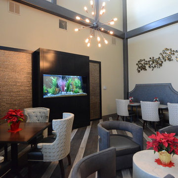 Built-in Room Divider Aquarium