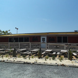 Commercial Motorized Retractable Awning- Mickey's Crabhouse - Products