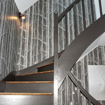 Déco atypique pour une cage d'escalier
