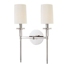 2 Light Wall Sconce, Transitional Style, 13"x18.75" High