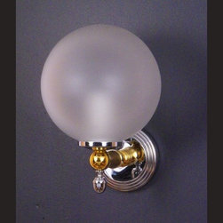 Cristal et Bronze 2236 Cannele Single Wall Light - Products