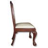 6 New Side Chairs Mahogany Carved Back