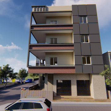 G+3 APARTMENT FACADE