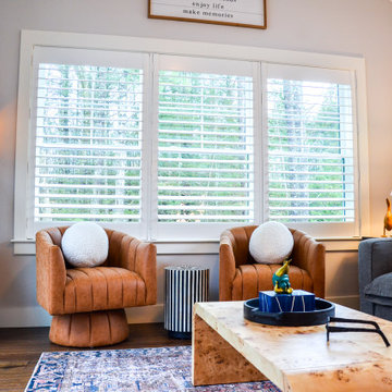 Swanky sunroom