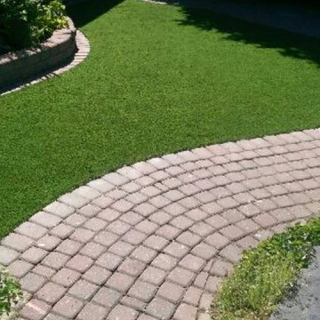 Synthetic Artificial Turf Grass Dog Yard Make Over Lethbridge 2013