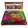 DiaNoche Duvet Covers Twill by Julia Di Sano - Washed Rainbow