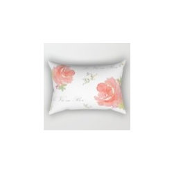 Le Vie en Rose Lumbar Throw Pillow - Decorative Pillows