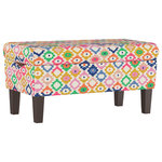 Skyline Furniture MFG. - Vernon Storage Bench in Catalina Multi - A smart choice for any room in your home, this storage bench is handcrafted in soft, smooth upholstery over a sleek lift-top silhouette. Designed with notches at the sides for easy access to the storage area inside.