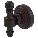 Allied Brass - Retro Wave Robe Hook, Venetian Bronze - The traditional motif from this elegant collection has timeless appeal. Robe Hook is constructed of the finest solid brass materials to provide a sturdy hook for your robes and towels. Hook is finished with our designer lifetime finishes to provide unparalleled performance