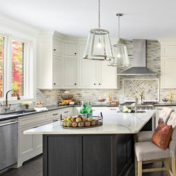 CUSTOM HOME-NORTHVILLE MICHIGAN KITCHEN AND MASTER BATH