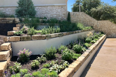 Photo of a mediterranean landscaping in Dallas.