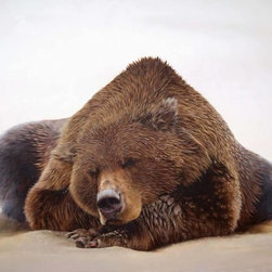 Grizzly by Carla Grace - Mixed Media Art