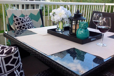 Patio - contemporary patio idea in Edmonton