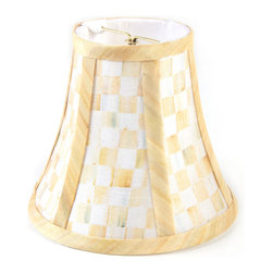 Parchment Check Shade - Chandelier | MacKenzie Childs - Lighting Globes And Shades