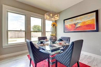 Inspiration for a dining room remodel in Austin