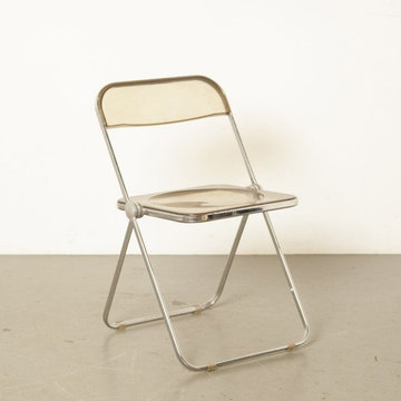 Modern Clear Lucite and Acrylic Folding Game Chairs