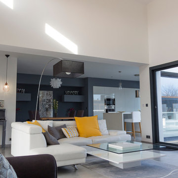 Pièce à vivre contemporaine