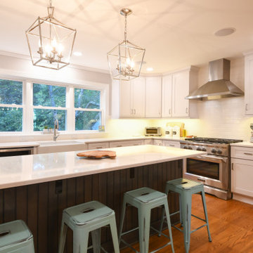 White & Grey Richmond, VA Kitchen