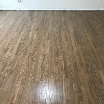 Red Oak - Custom stained with three color blend