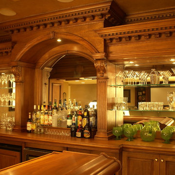 Attractive Custom Home Bar