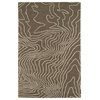 Kaleen Hand-Tufted Pastiche Wool Rug, Taupe, 9'x12'
