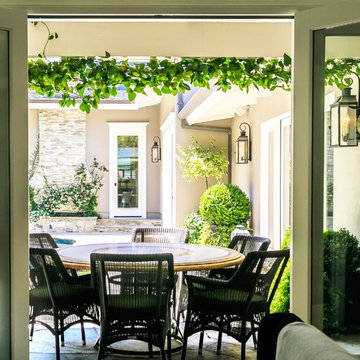 California Ranch - Poolside Dining Area