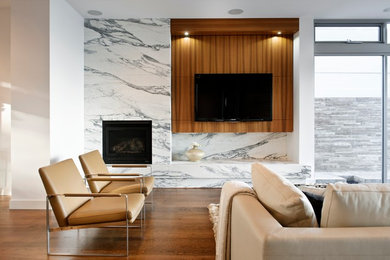 Marble feature wall