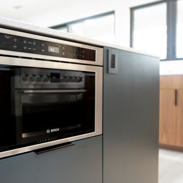 Bosch Microwave Drawer in Kitchen Island