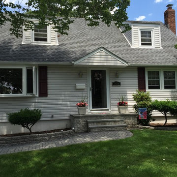 Seaford Siding - Platinum Gray Dutch Lap with new Windows and Charcoal Roof