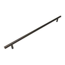 Cosmas - Cosmas 404-673ORB Oil Rubbed Bronze Slim Line Euro Style Cabinet Pull, Set of 10 - Cabinet And Drawer Handle Pulls