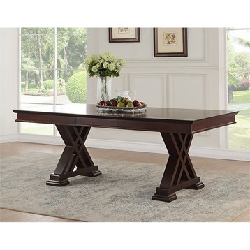 ACME Katrien Extendable Dining Table in Espresso