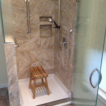 Easy access showers