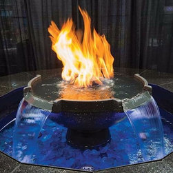 H2Onfire Monaco Fire On Water Fountain - Outdoor Fountains And Ponds
