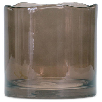 Vase 5.75"Dx6"H Glass