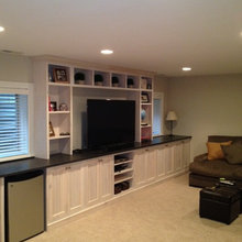 basement entertainment center