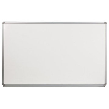 Flash Furniture 3' x 5' Aluminum Porcelain Magnetic Marker Board in White