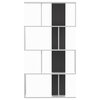 Sigma Bookcase, White / Black