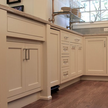 Evanston Transitional Painted inset kitchen