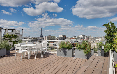Houzz Tour: Roof Deck Enjoys an Eiffel Tower View