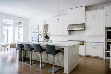 Kitchen - contemporary kitchen idea in Dallas