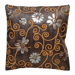 Brownlip Seashell Pillow Cover - Decorative Pillows