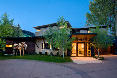 Modern exterior in Denver.