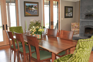 Dining room - modern dining room idea in Grand Rapids