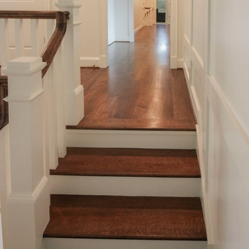 Project #77 | Elegant Traditional Stair with Two-Sided Balcony
