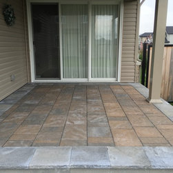 Wood to Stone Deck - Landscaping Stones And Pavers