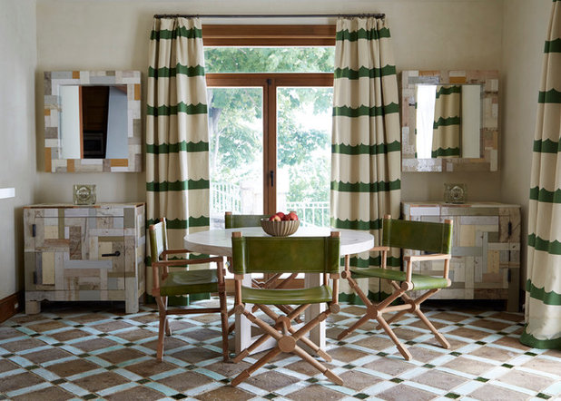 Beach Style Dining Room by Frank de Biasi Interiors