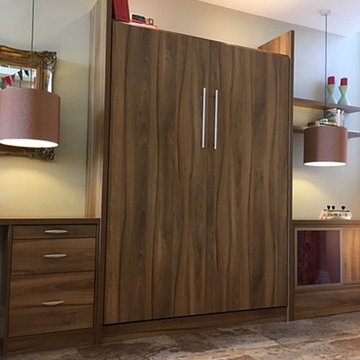 Showroom - Hideaway Bed with desk in Tuscan Walnut