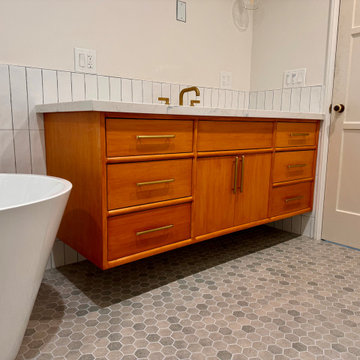 Teak Vanity
