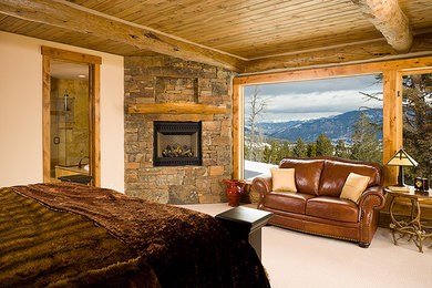 This is an example of a traditional bedroom in Denver.