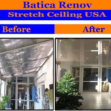Before After Stretch Ceiling Miami - Batica Renov
